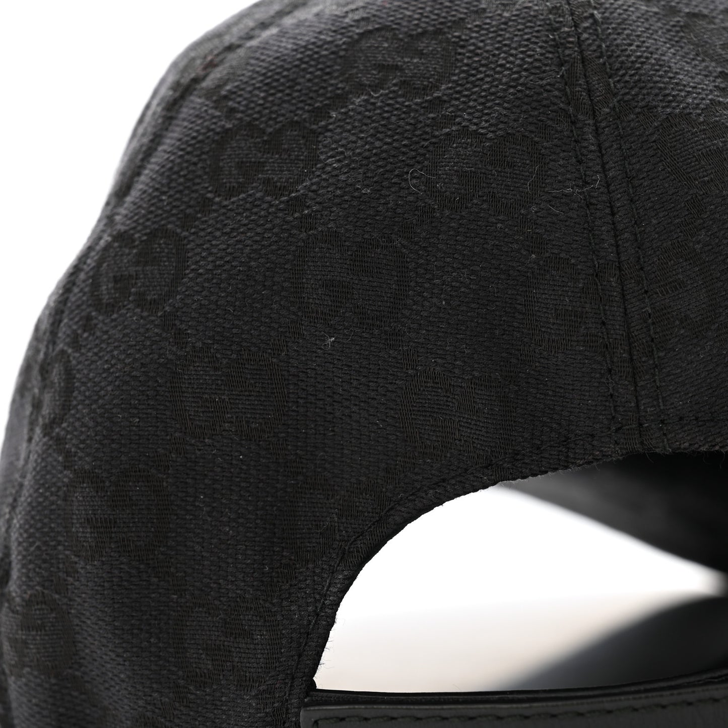 Monogram Web Baseball Hat XL Black