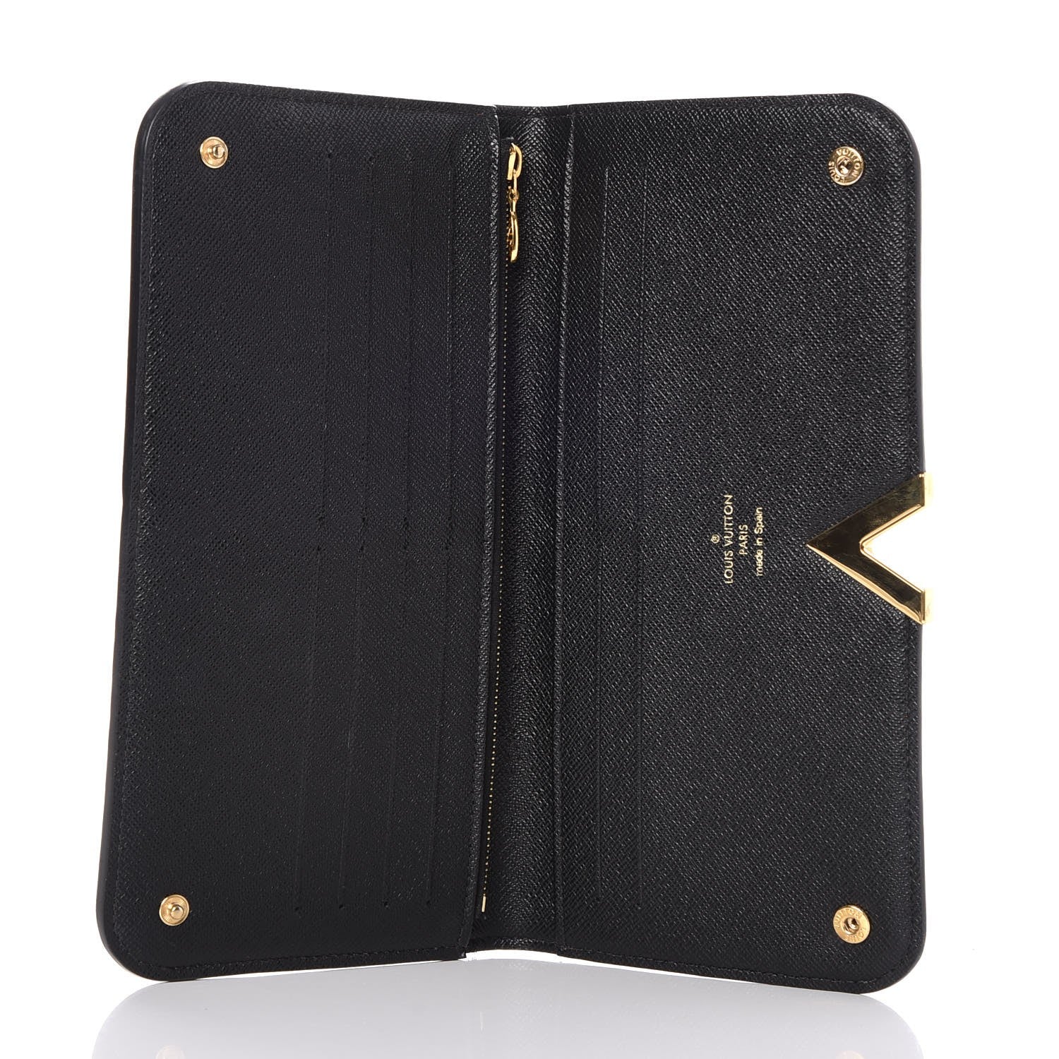Louis Vuitton Monogram Monogram Kimono Wallet Black 5 of 7