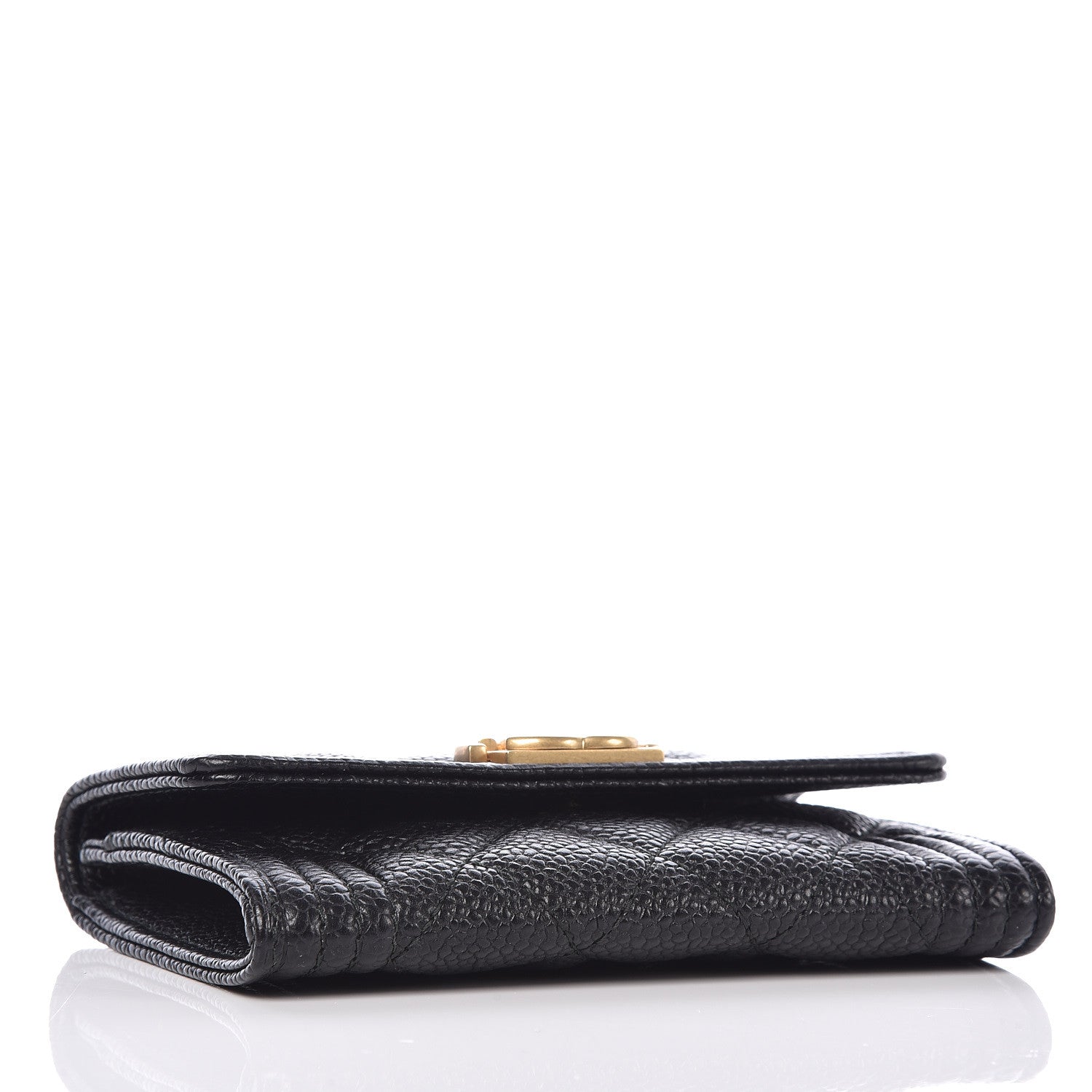 Chanel Caviar Quilted Boy Flap Card Holder Black 4 of 9