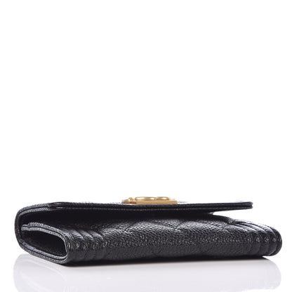 Chanel Caviar Quilted Boy Flap Card Holder Black 4 of 9