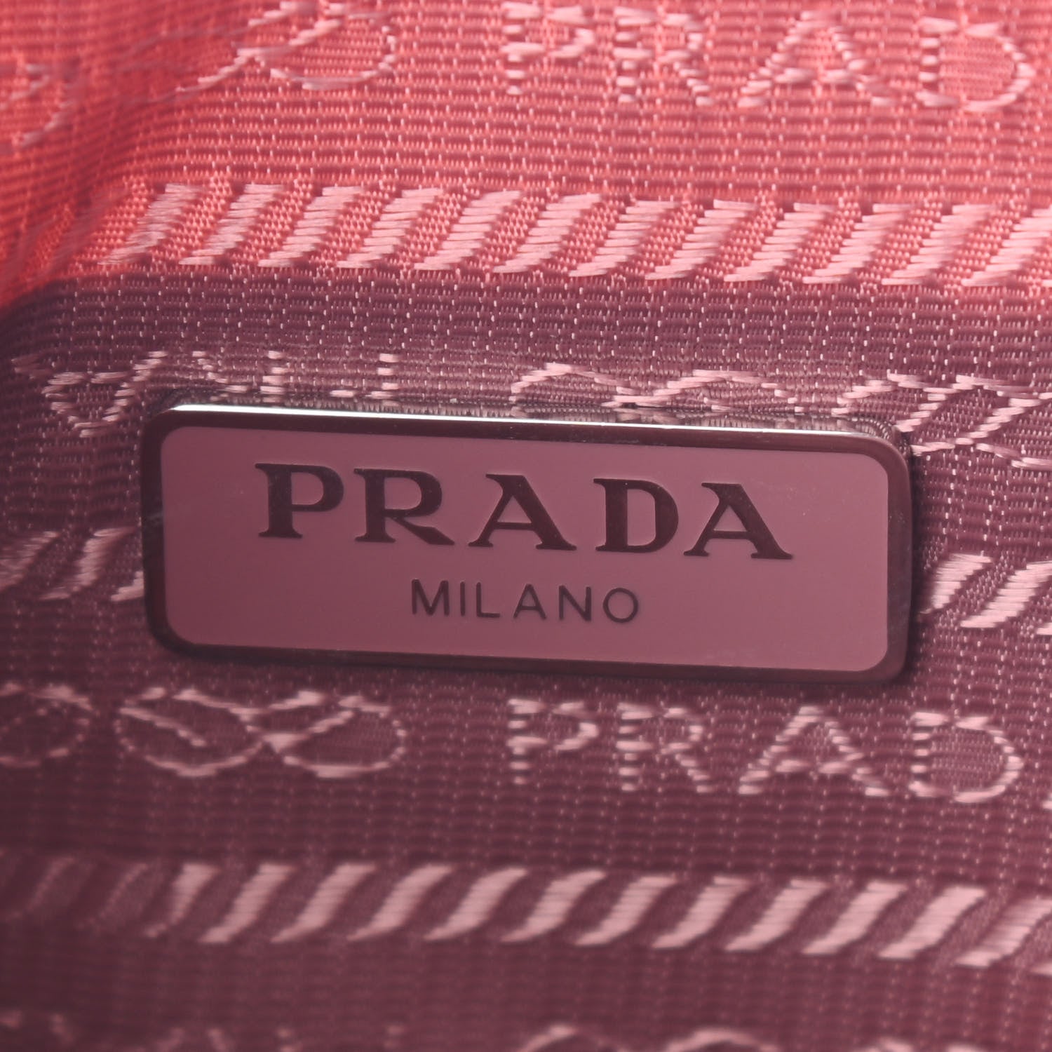 Prada Tessuto Nylon Saffiano Mini Re-Edition 2000 Bag Rosa 5 of 7