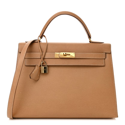 Hermes Courchevel Kelly Sellier 32 Naturelle 1 of 26
