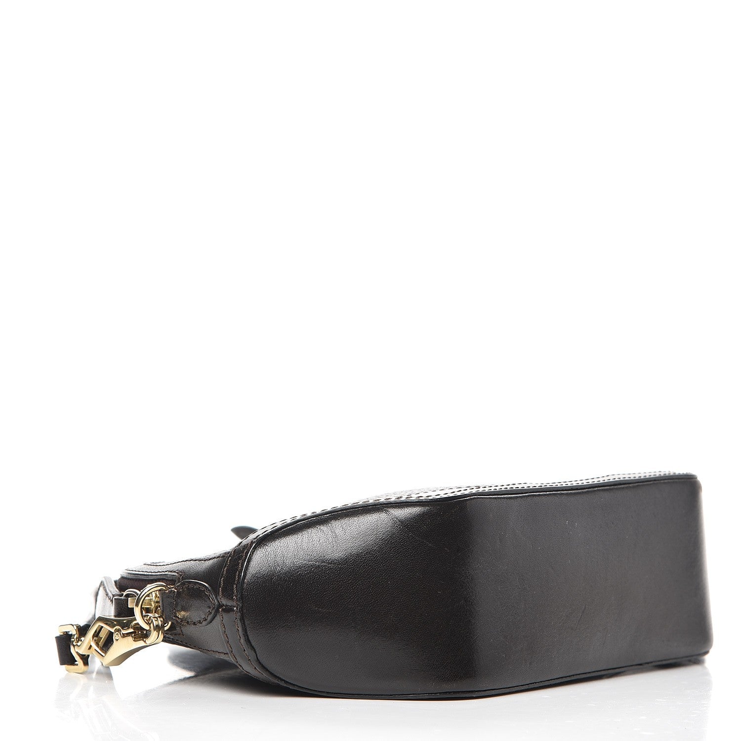 Burberry Grained Calfskin Mini Orchard Crossbody Dark Brown 4 of 11