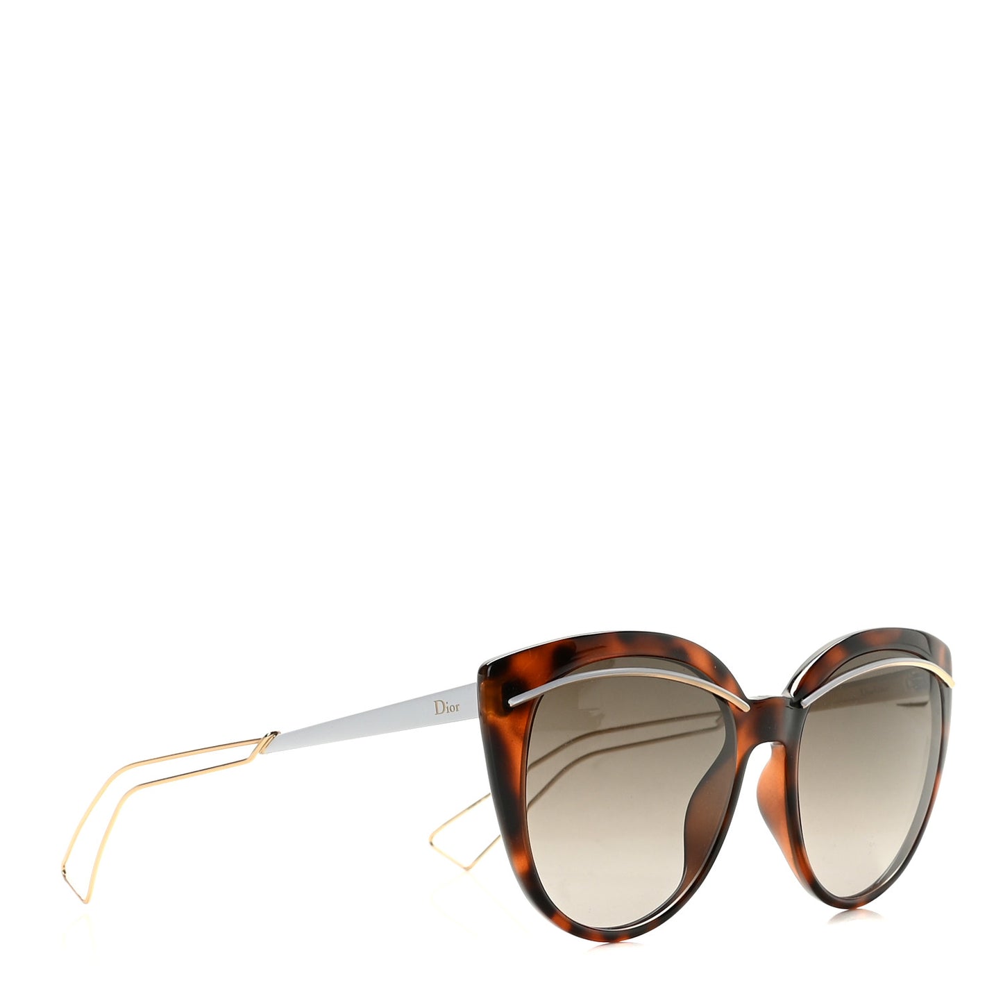 Cat Eye Liner Sunglasses Tortoise