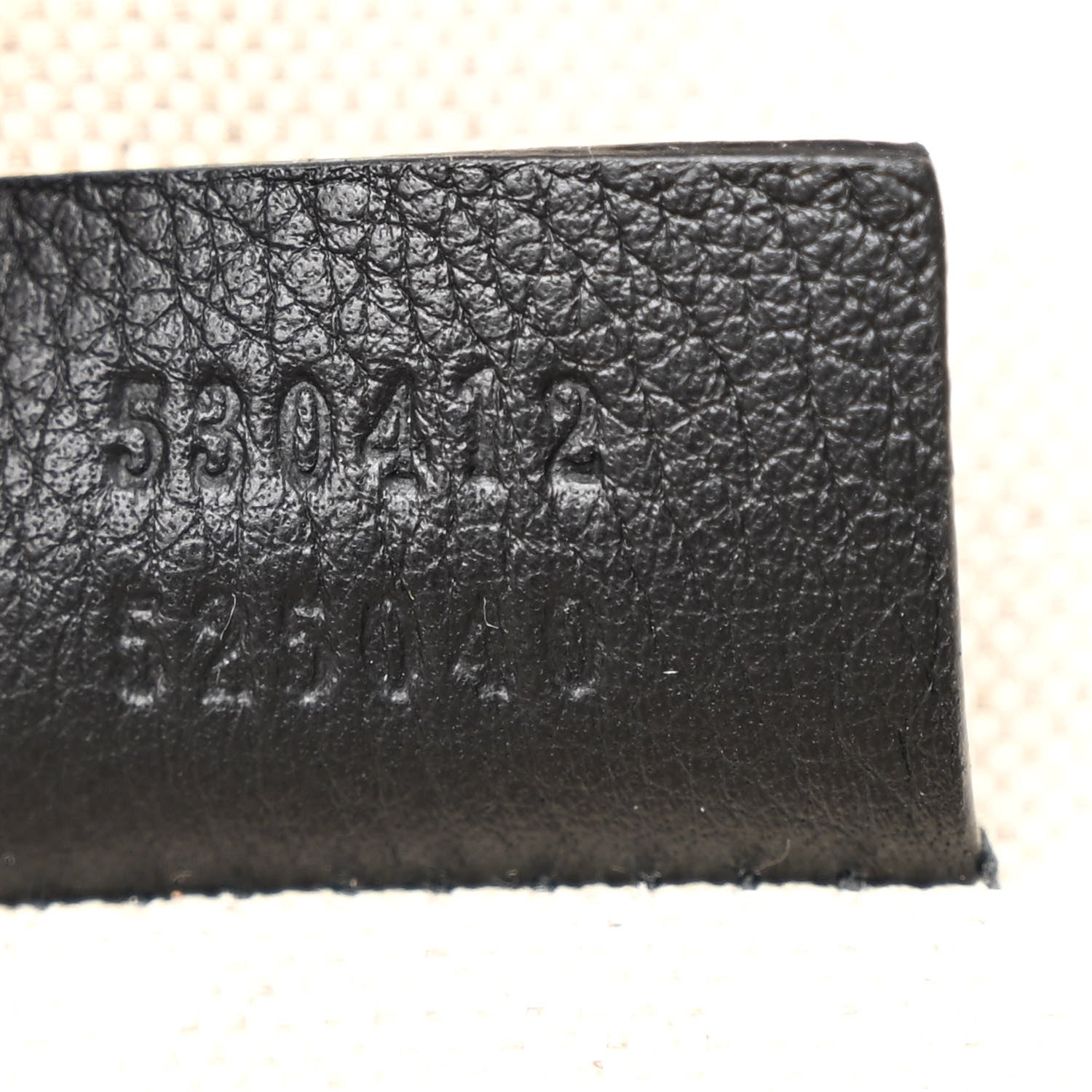 Gucci Grained Calfskin Logo Belt Bag Black 7 of 10