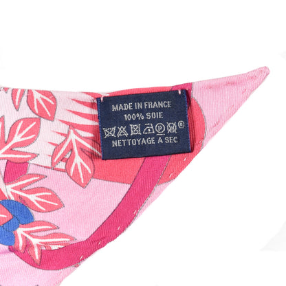 Hermes Silk Ring Scarf Rose 4 of 4