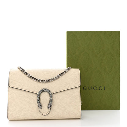 Gucci Dollar Calfskin Mini Dionysus Chain Wallet Mystic White 16 of 16
