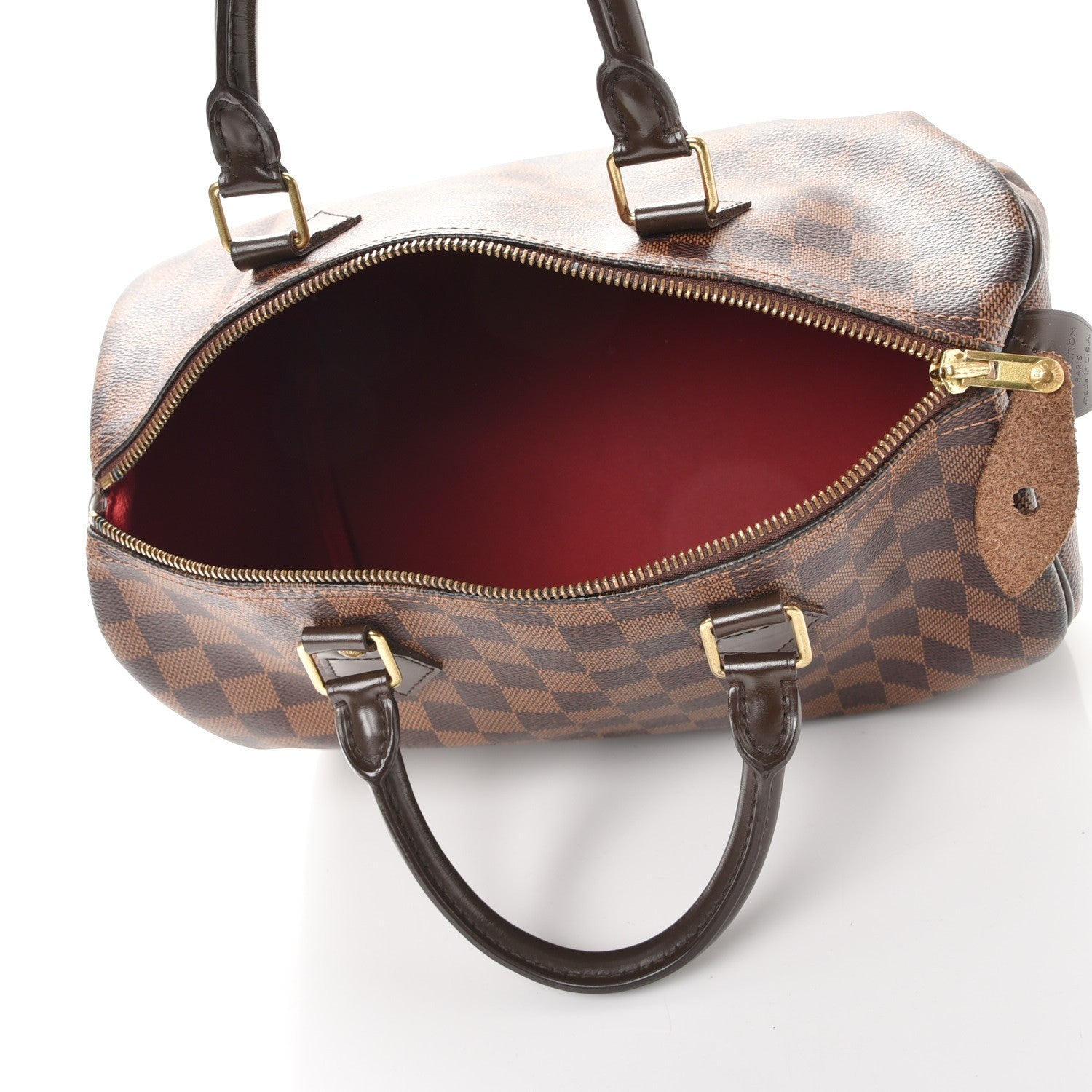 Louis Vuitton Damier Ebene Speedy 30 5 of 9