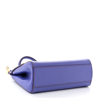 Dolce & Gabbana DOLCE &amp; GABBANA Dauphine Small Miss Sicily Satchel Purple 5 of 12