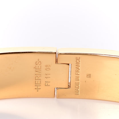Hermes Enamel Narrow Clic Clac H Bracelet PM White 5 of 6