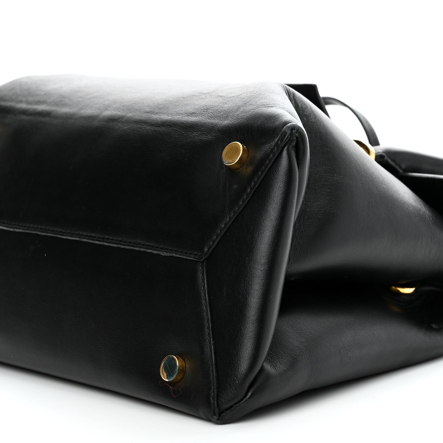 Smooth Calfskin Medium Icon Bag Black