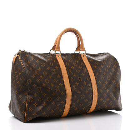 Louis Vuitton Monogram Keepall 50 3 of 13