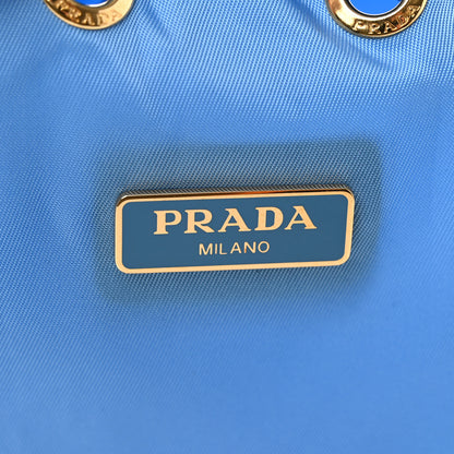 Prada Saffiano Tessuto Travel Pouch Black Pervinca 8 of 8
