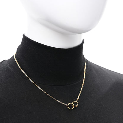 Cartier 18K Yellow Gold Interlocking LOVE Necklace 2 of 6