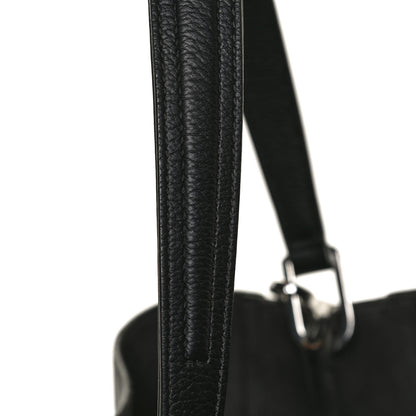 MCM Grained Calfskin Visetos Medium Sarah Hobo Black 17 of 17