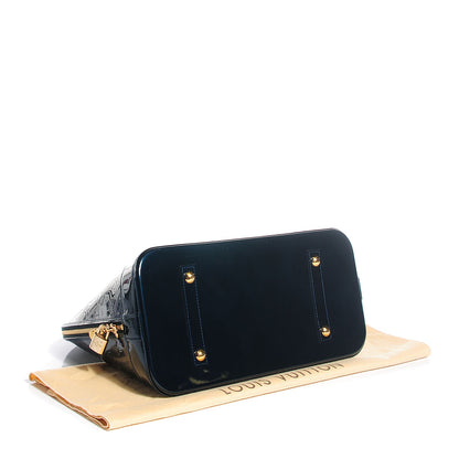 Louis Vuitton Vernis Alma GM Blue Nuit 4 of 7