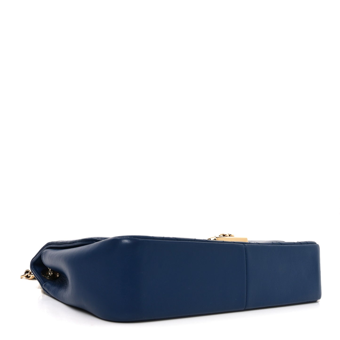 Lambskin Quilted Large Chic With Me Flap Navy