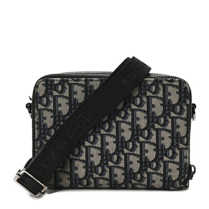 Christian Dior Oblique Messenger Pouch Black 1 of 9