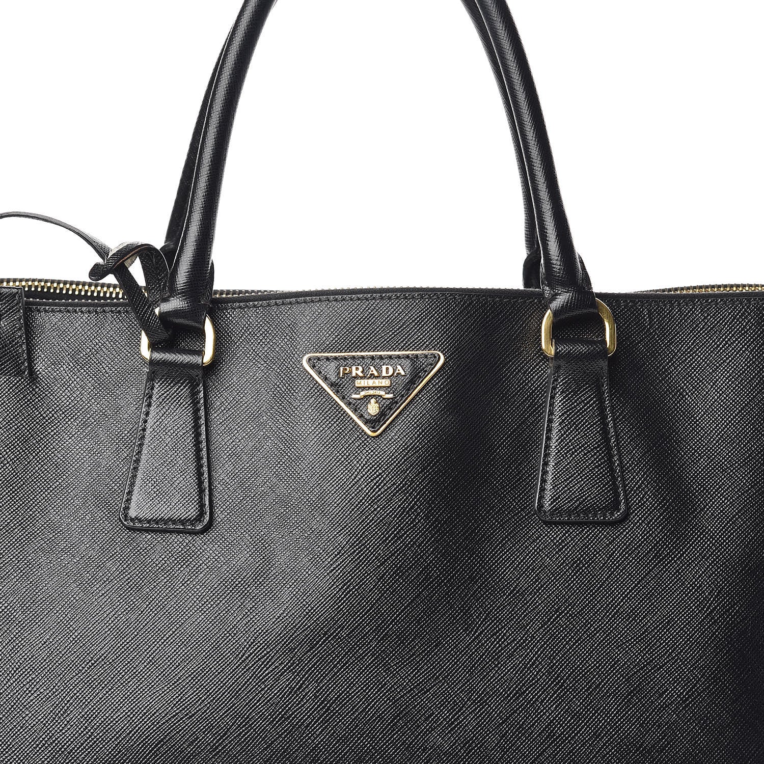 Prada Saffiano Lux Extra Large Galleria Double Zip Tote Black 16 of 16