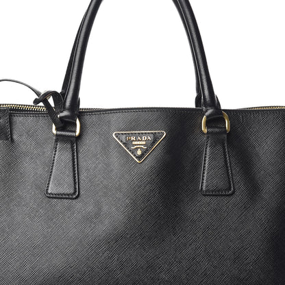 Prada Saffiano Lux Extra Large Galleria Double Zip Tote Black 16 of 16