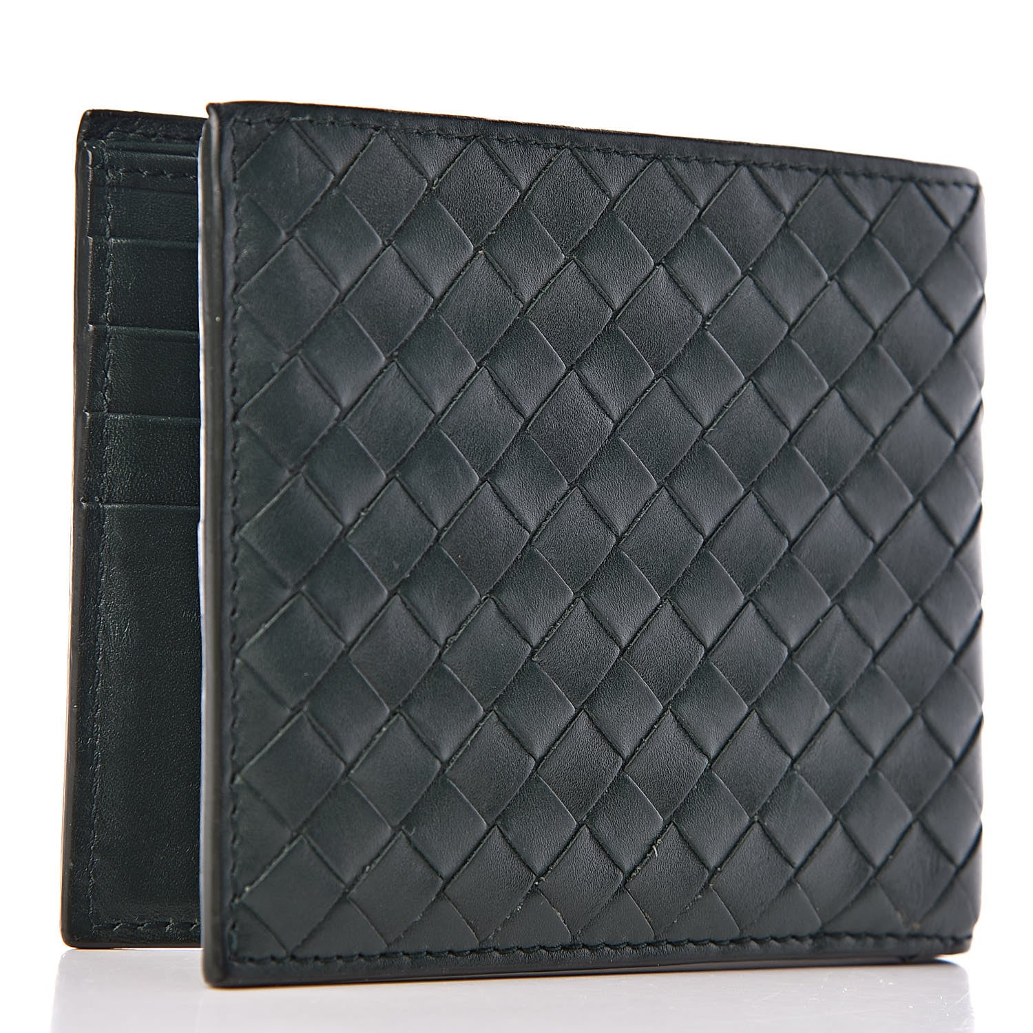 Bottega Veneta Nappa Intrecciato Bi-Fold Wallet Thyme 3 of 6
