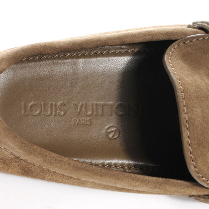 Louis Vuitton Suede Hockenheim Loafers Tan 7 6 of 8