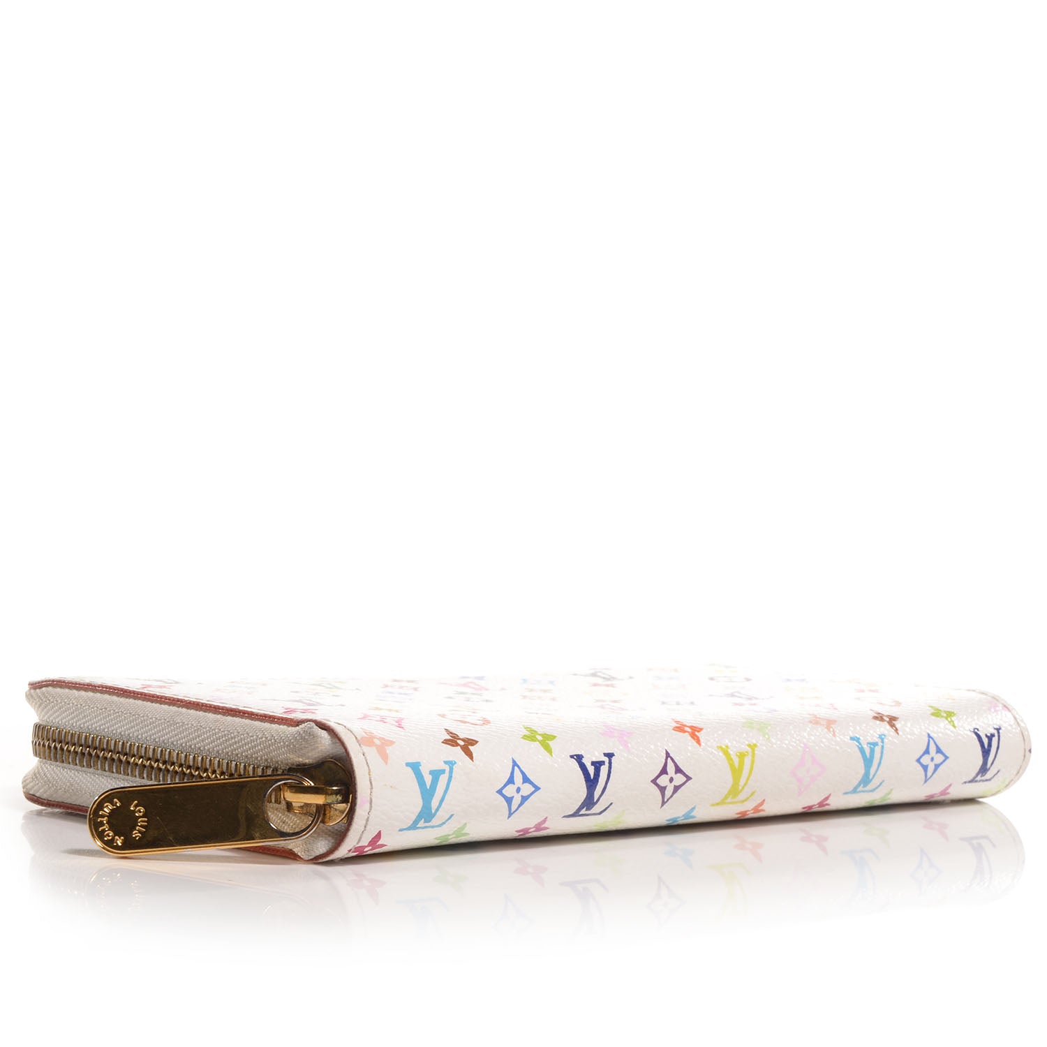 Louis Vuitton Monogram Multicolor Zippy Wallet White 4 of 7