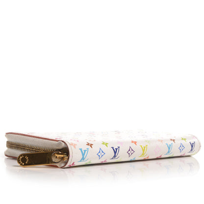 Louis Vuitton Monogram Multicolor Zippy Wallet White 4 of 7