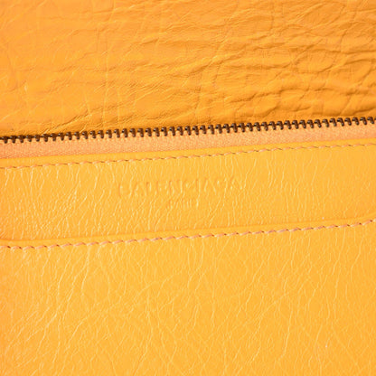 Balenciaga Agneau Giant Brass Wallet On Chain Jaune Miel 6 of 7