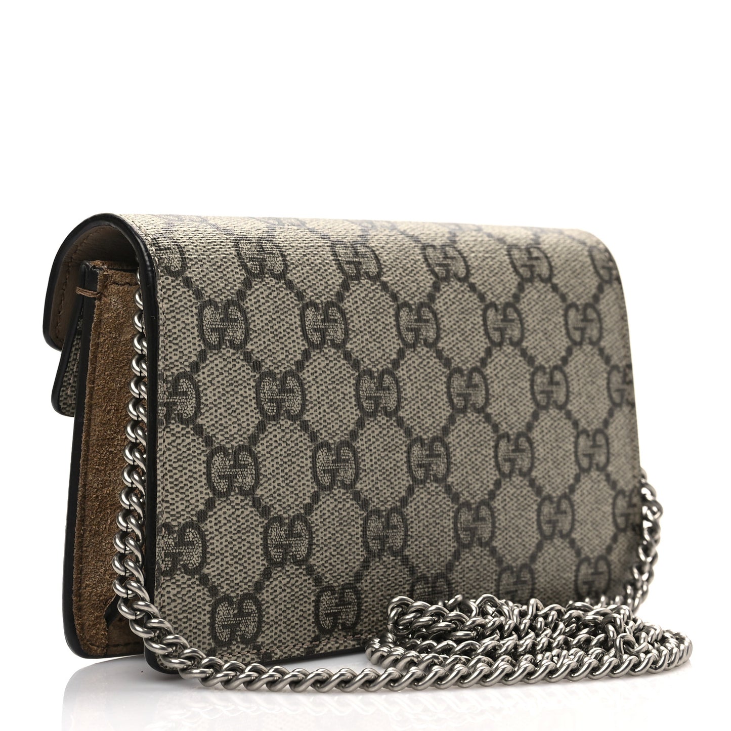 GG Supreme Monogram Super Mini Dionysus Shoulder Bag Taupe
