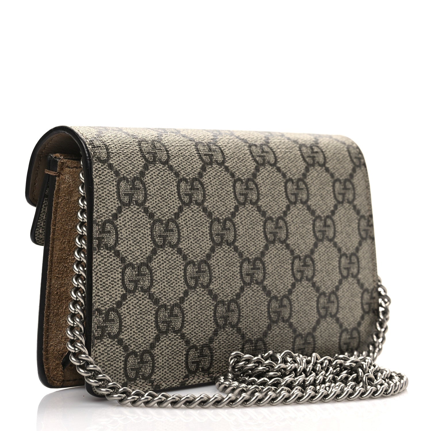 Gucci GG Supreme Monogram Super Mini Dionysus Shoulder Bag Taupe 3 of 7