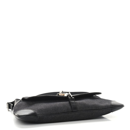 Gucci Denim Calfskin Small Jackie O Hobo Black 4 of 9