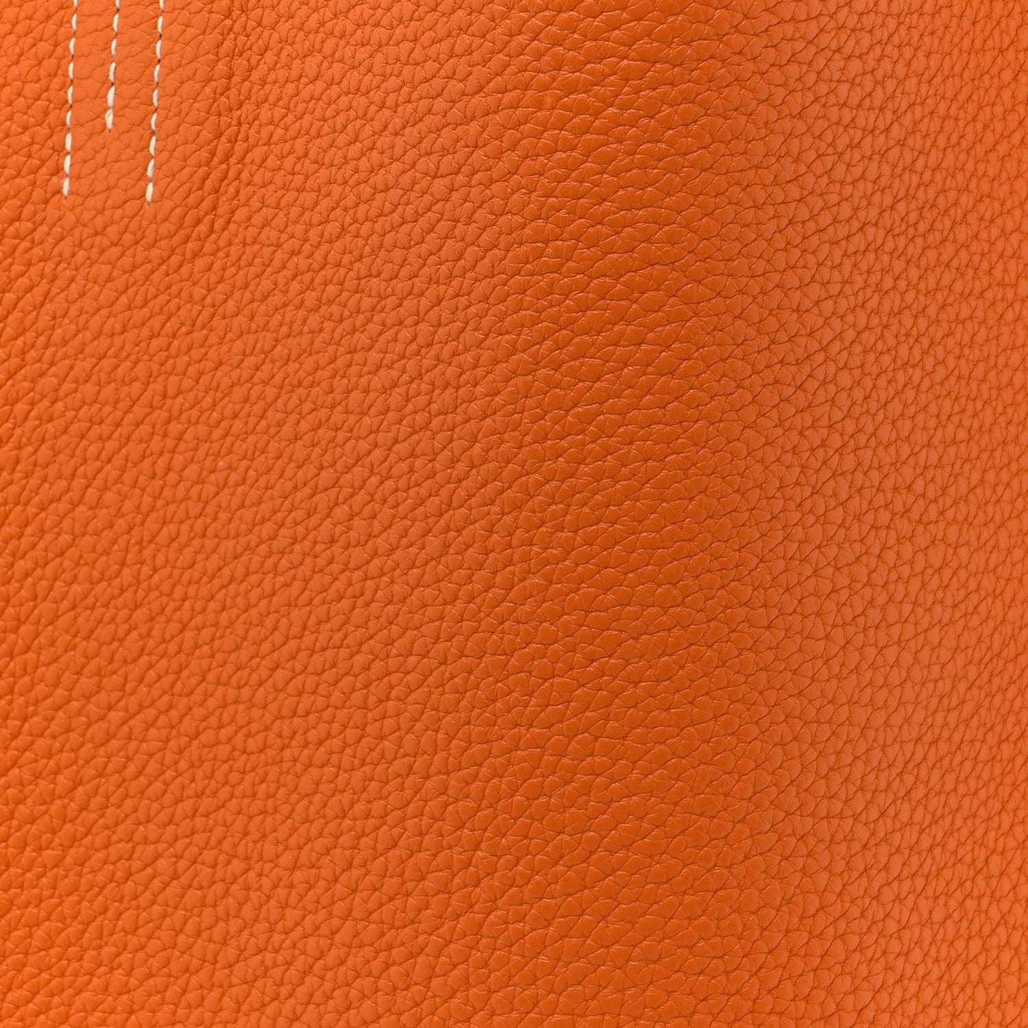 Hermes Taurillon Clemence Double Sens Reversible Tote 35 Gold Orange 12 of 18