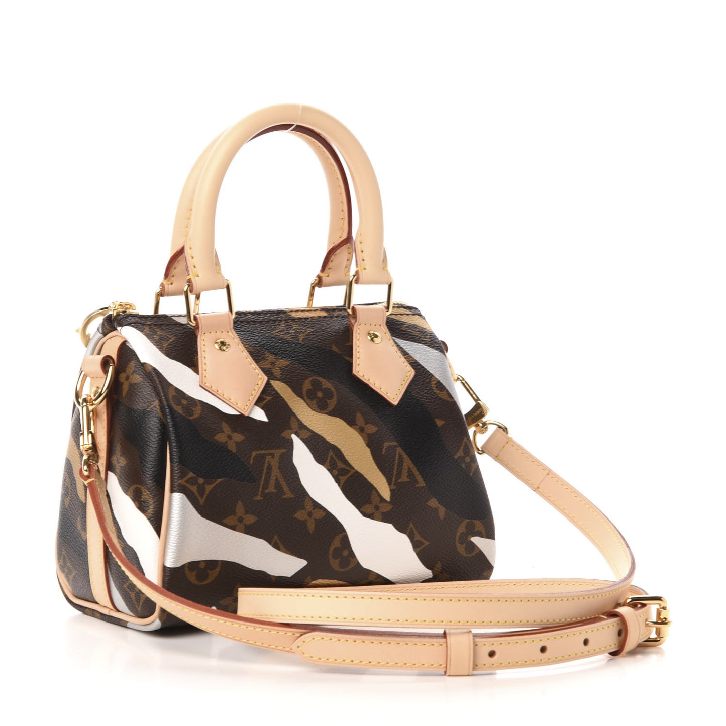 X LOL Monogram Speedy BB Gold Silver