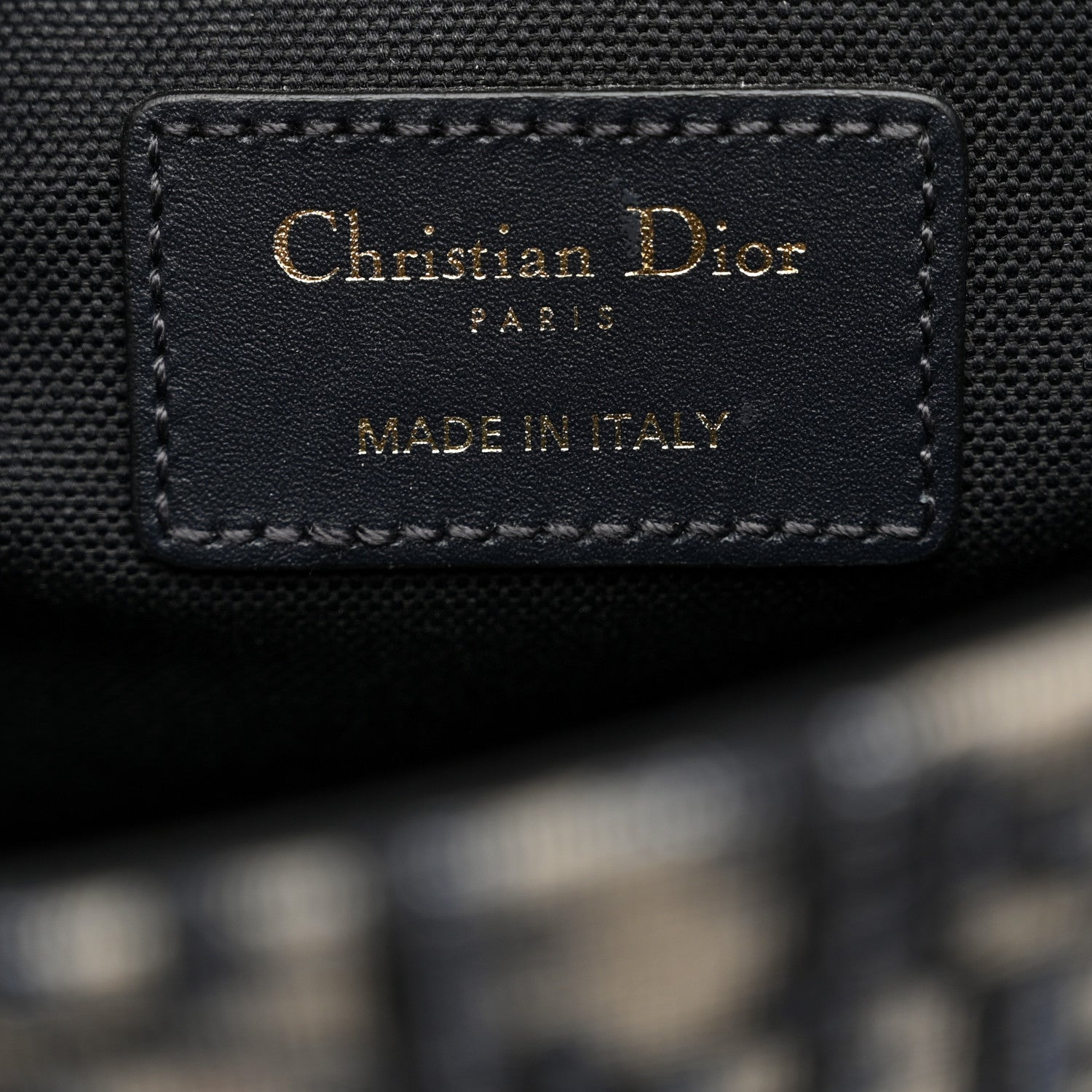 Christian Dior Oblique 30 Montaigne Flap Bag Blue 6 of 10