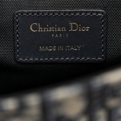 Christian Dior Oblique 30 Montaigne Flap Bag Blue 6 of 10