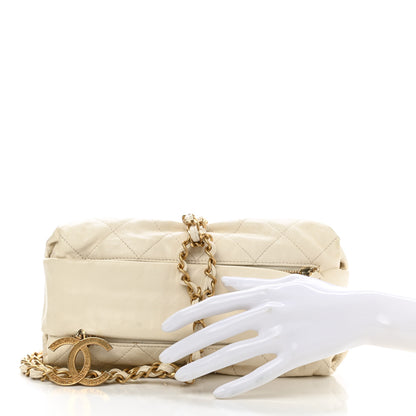 Chanel Calfskin Quilted Baluchon White 2 of 11