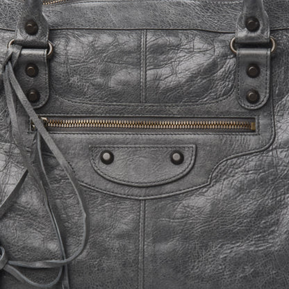 Balenciaga Agneau Classic Hardware Work Gris Tarmac 9 of 9