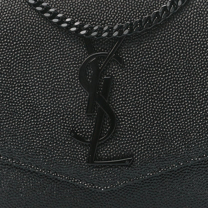 Saint Laurent Grain De Poudre Uptown Chain Wallet Black 10 of 14