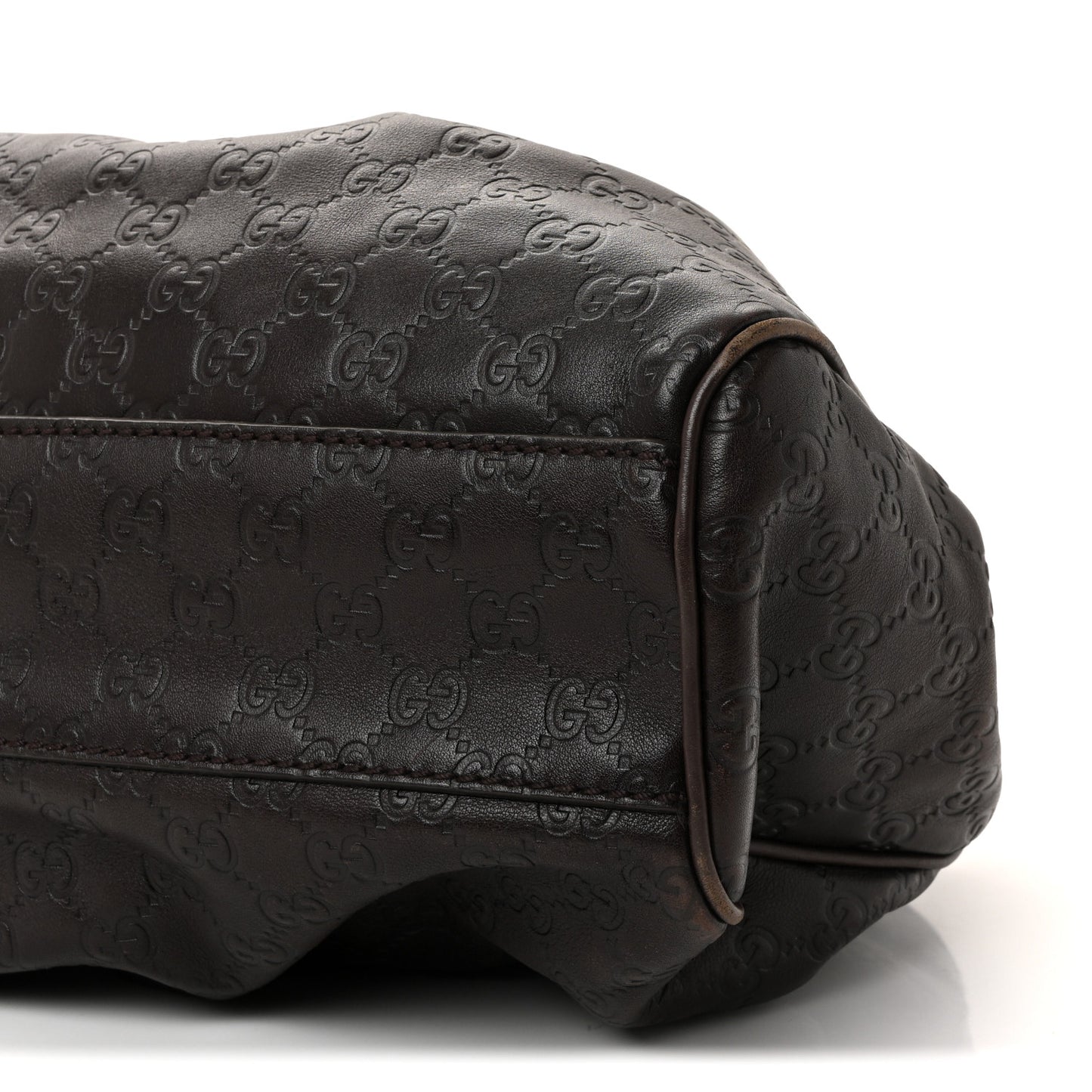 Guccissima Medium Sukey Tote Chocolate
