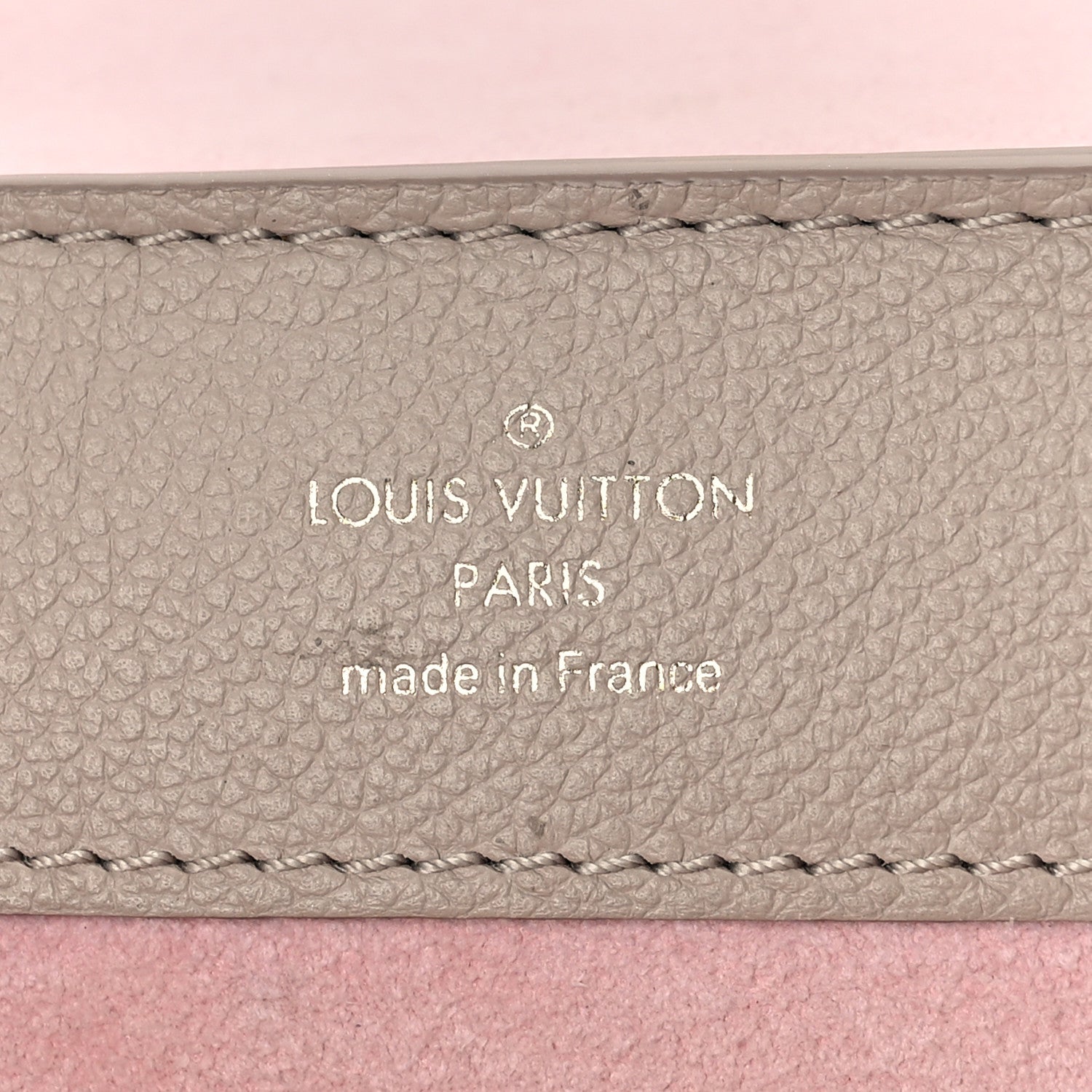 Louis Vuitton Soft Calfskin Mini Lockme Ever Greige 6 of 8