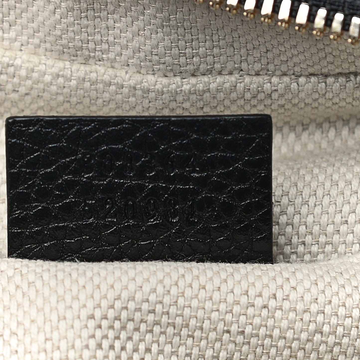 Pebbled Calfskin Small Soho Disco Bag Black