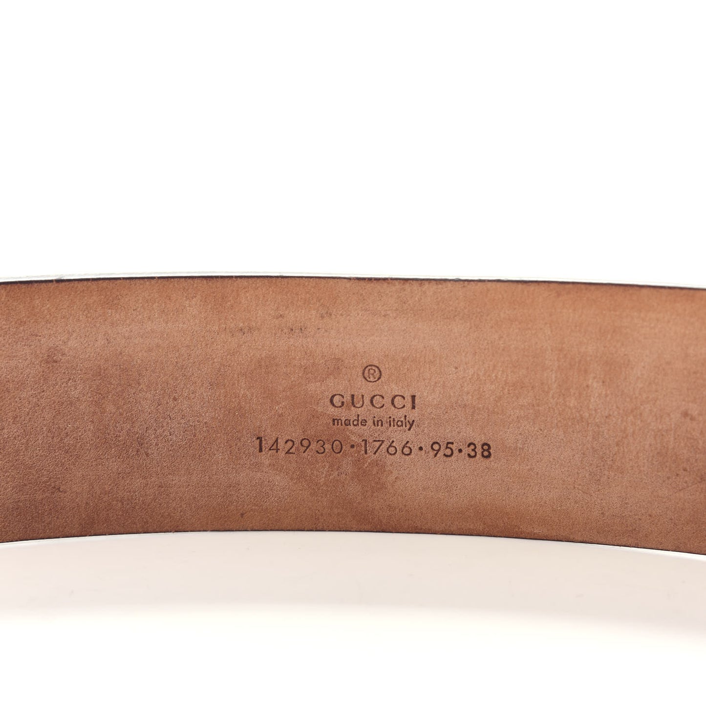 GG Supreme Monogram Niagara Lux Calfskin Interlocking G 40mm Belt 95 38 Beige Ebony Cocoa