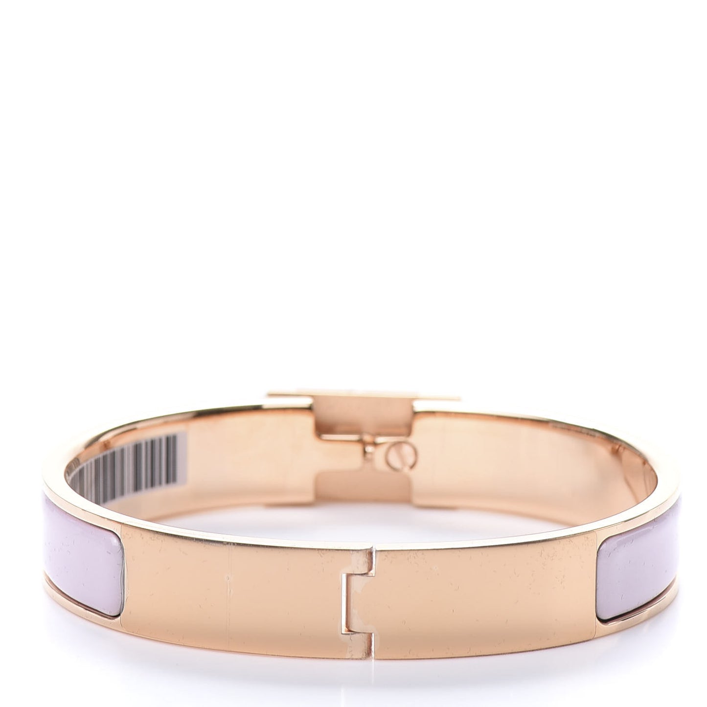 Enamel Clic Anneau Bracelet GM Rose Dragee