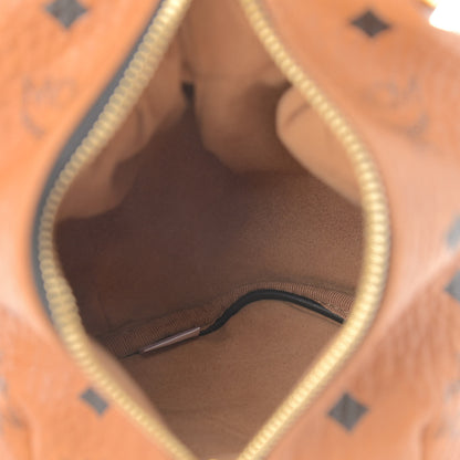 MCM Calfskin Visetos Rabbit Zoo Doll Crossbody Cognac 5 of 9
