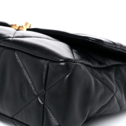 Chanel Lambskin Quilted Large Chanel 19 Flap Black 6 of 12