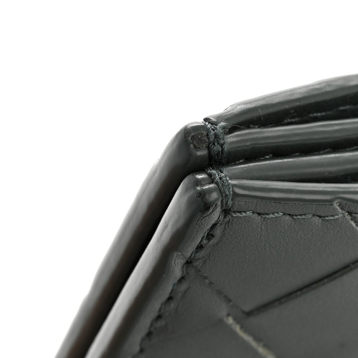Nappa Intrecciato Medium Bi-Fold Wallet Ardoise