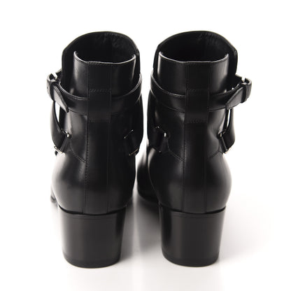Saint Laurent Smooth Jodhpur Calfskin Blake Ankle Boots 40.5 Black 5 of 10