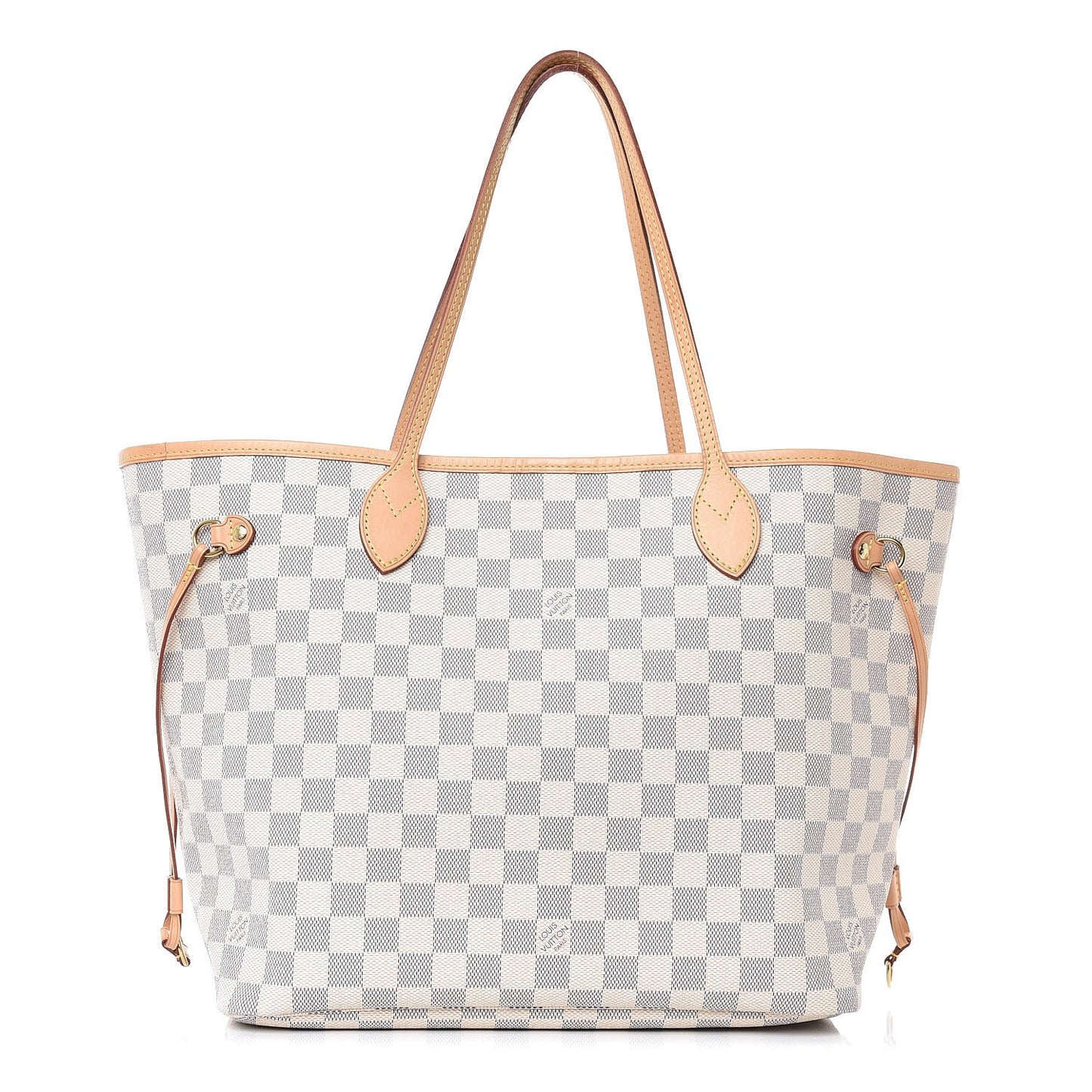 Damier Azur Neo Neverfull MM Rose Ballerine