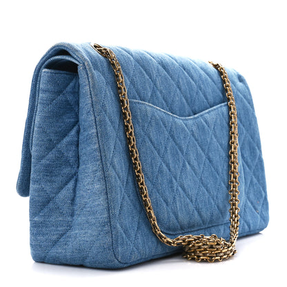 Chanel Denim Quilted 2.55 Reissue 227 Flap Blue 3 of 11